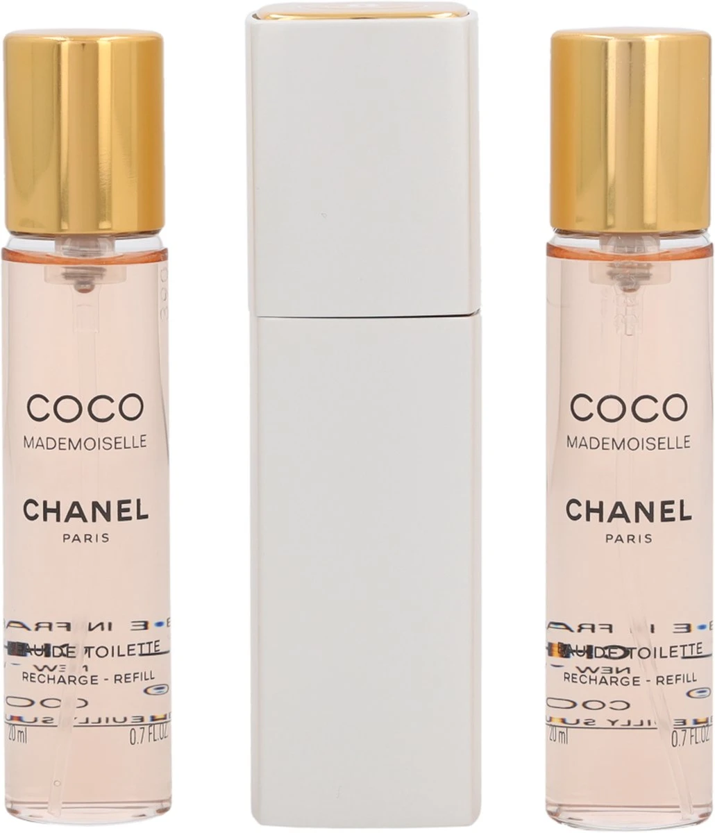 Chanel Coco Mademoiselle Geschenkset - Eau De Toilette + 2x Eau De Toilette Refill - Afbeelding 2