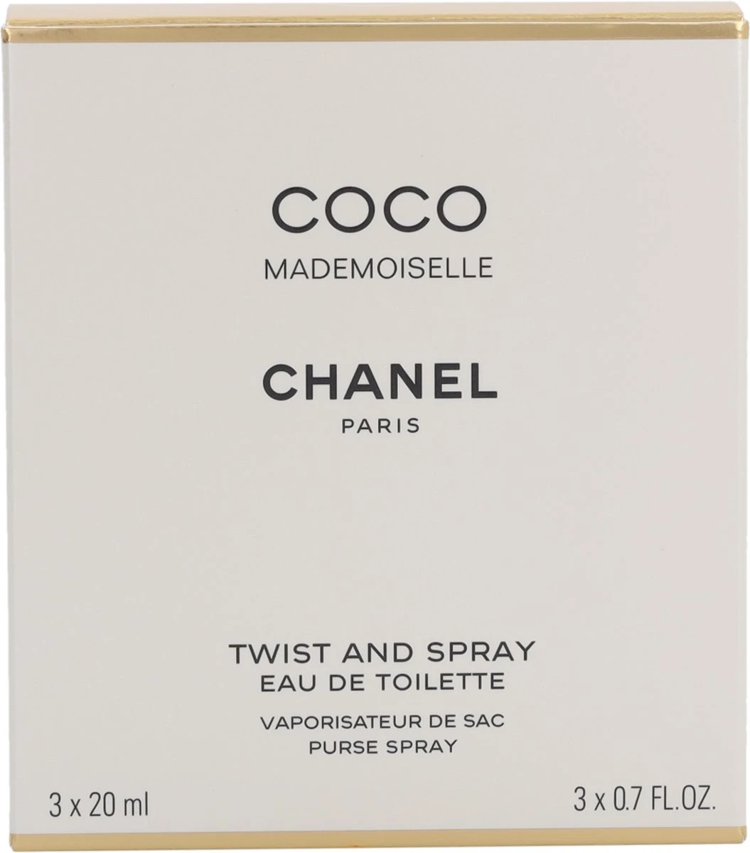 Chanel Coco Mademoiselle Geschenkset - Eau De Toilette + 2x Eau De Toilette Refill - Afbeelding 4