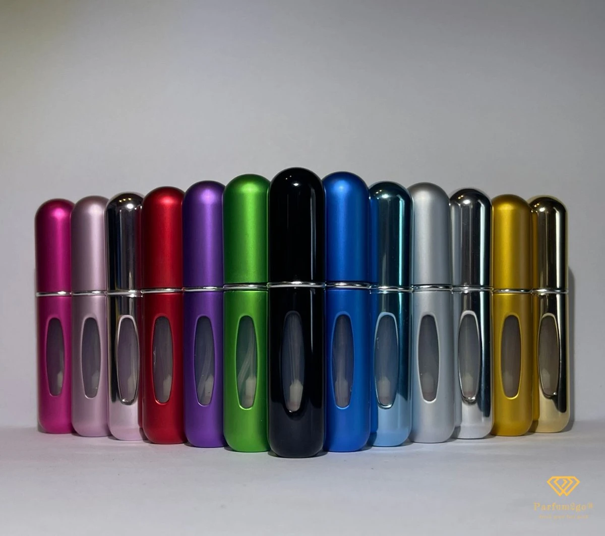 Parfum2go® Essentials 5 Ml Parfumverstuivers 13 Kleuren. Zilver - Afbeelding 6