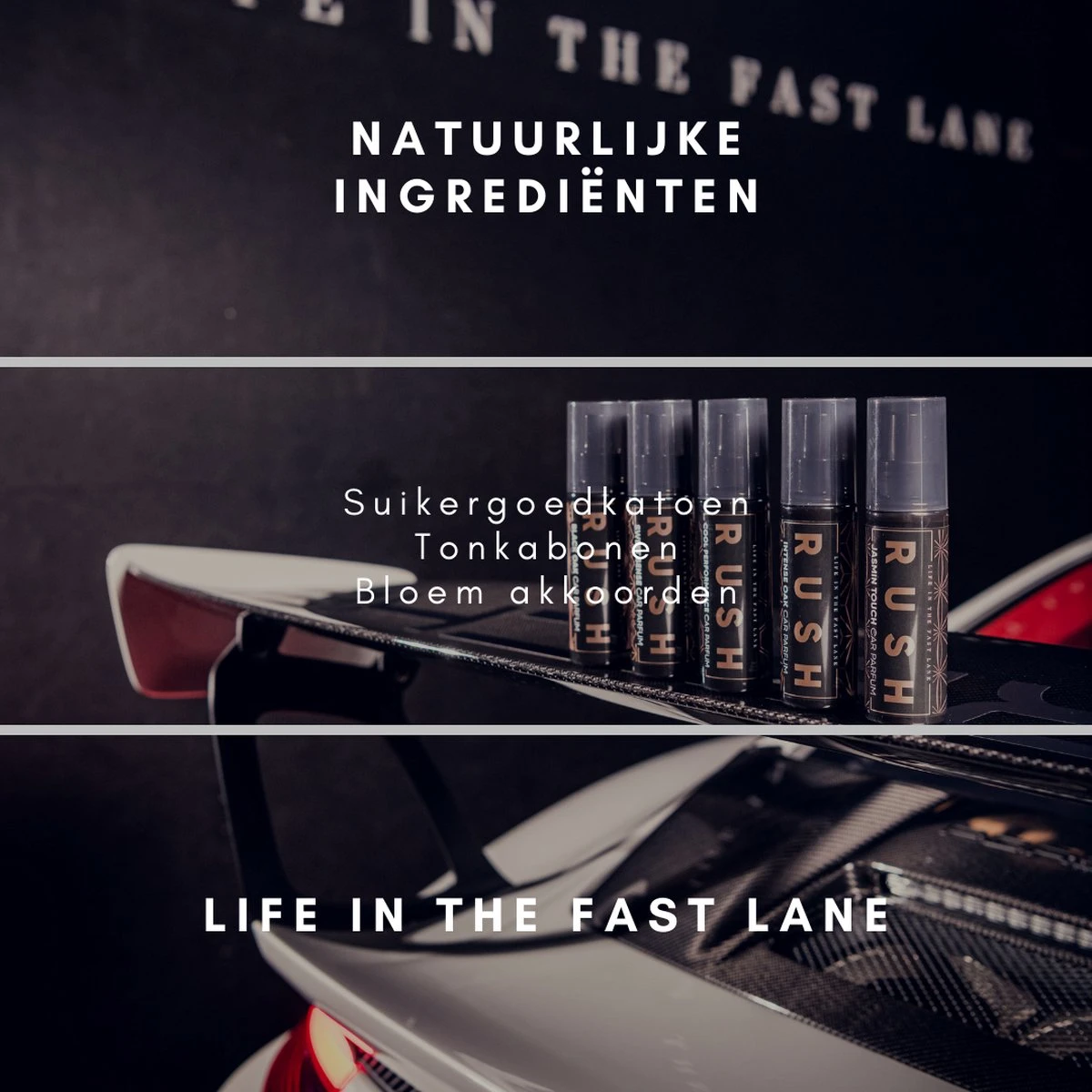 RUSH Autoparfum Sweet Sense - Auto Geurverfrisser - Parfum Voor Dames En Heren - Afbeelding 7