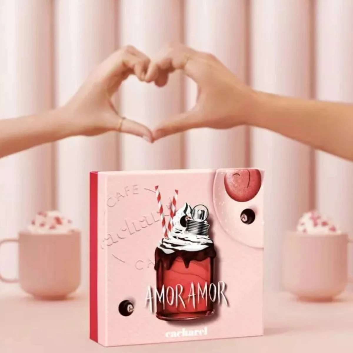 Cacharel Amor Amor 50 Ml Edt + Sensual Bodylotion 2x50 Ml - Afbeelding 3