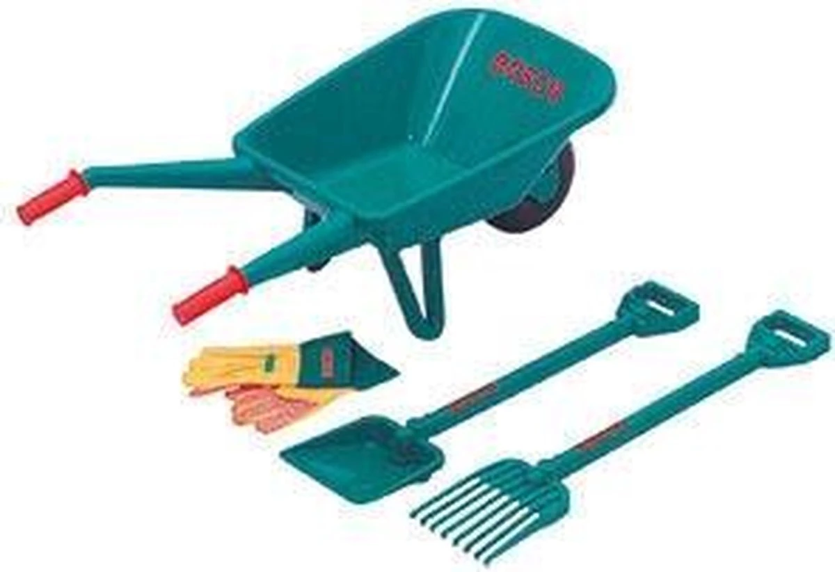 Klein Bosch Kruiwagen Met Tuingereedschap - Afbeelding 7