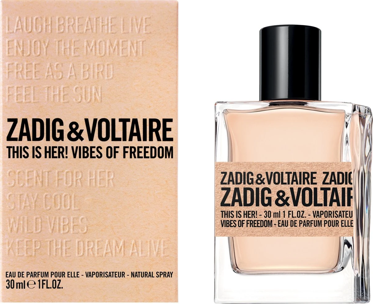 Zadig & Voltaire This Is Her! Vibes Of Freedom 30 Ml - Eau De Parfum - Damesparfum - Afbeelding 2